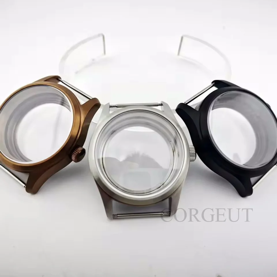 Pilot 36mm 39mm 200m Waterproof PVD Watch Case for NH34 NH35 NH36 NH38 ETA 2824 PT5000 st2130 Lady Small Watch Mod