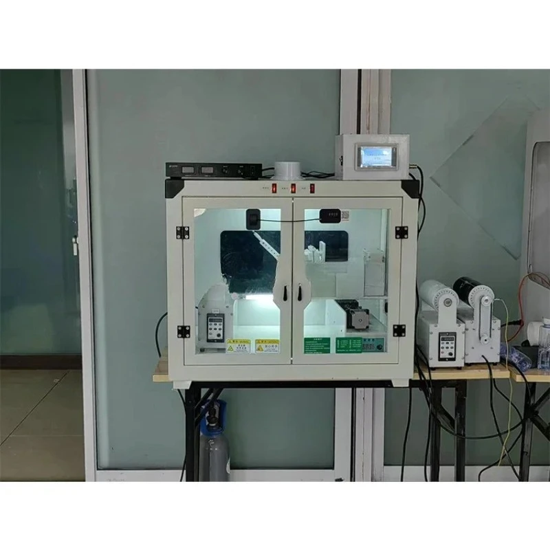 الغزل الكهربائي من ألياف النانو المختبرية مع مصدر طاقة عالي الجهد 30 كيلو فولت لألياف البوليمر وأكسيد المعدن MG-H11