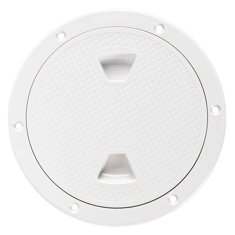 4 6 8 Polegada placas de deck antiderrapantes para barcos de escotilha capa de plástico destacável para rv instalações ao ar livre acessórios de barco