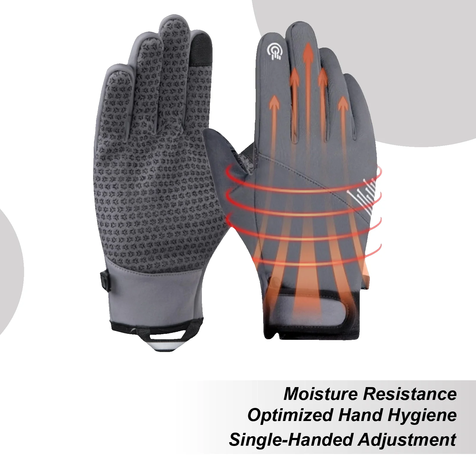 Running Gear In The Cold - 1 pair Winter Gloves Windproof Touchscreen