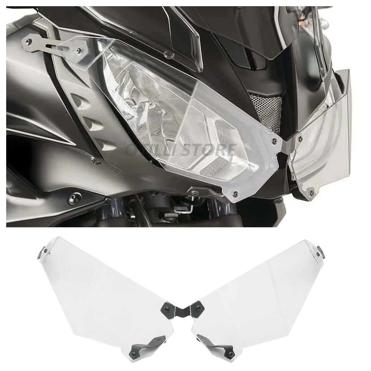 

For Yamaha MT07 Tracer GT TRACER MT-07 700 GT Motorcycle Acrylic Headlight Protector Front Lamp Guard Headlamp Protective Cover