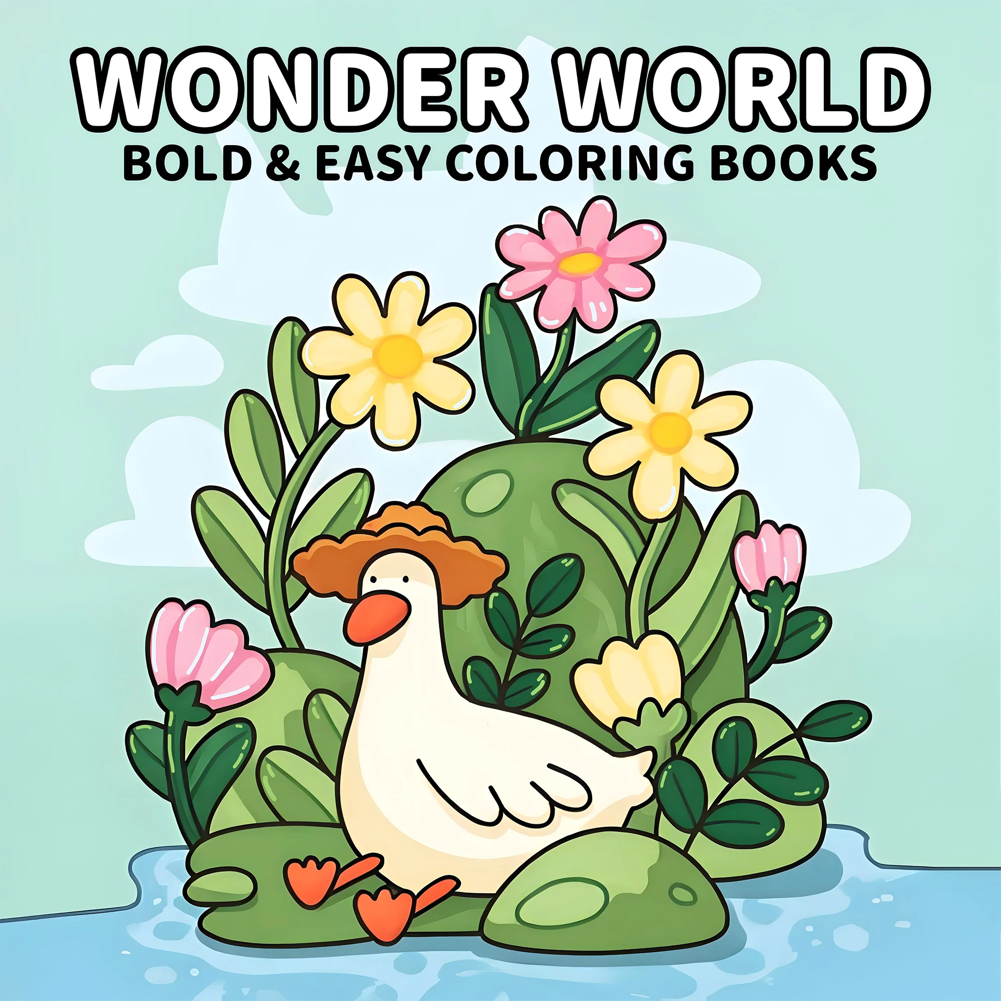 

Книжка-раскраска для взрослых Bview Art Magical Ponds: фэнтезийный летний дизайн для подростков и взрослых, 7,8x7,8 дюйма