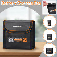 1pc Flight Battery Safe Bag Transport Lipo Battery Safe Explosion-proof Case Anti-Tracking Faraday Bag Home Storage Organization