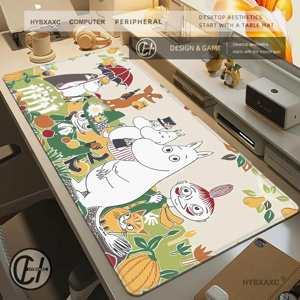 Cartoon M-Moom-ines Mouse Pad High Quality Natural Rubber Big Mouse Pad The Most Professional Washable Laptop Mouse Pad HYBXAXC