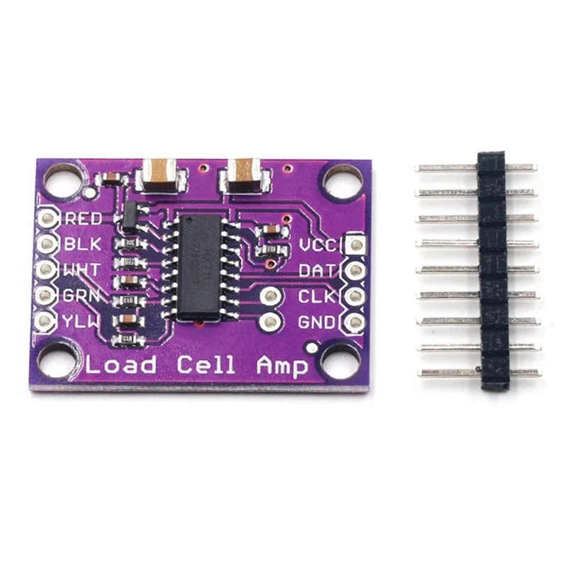 Imagem -02 - Load Cell Amplifier Board Sensores de Peso Pesando Sensor Adaptador de Conversão 24 Bit a Hx711 10 Pcs