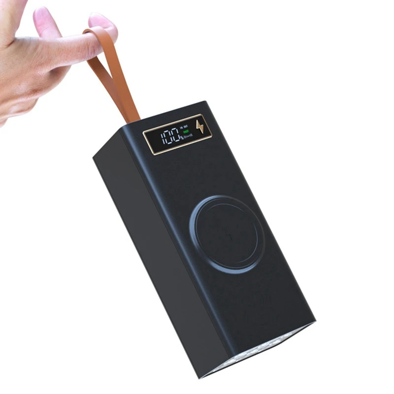 Portable DIY Power Bank Case For 21X18650 Batteries Portable External Battery Box For Mobile Phone Charging