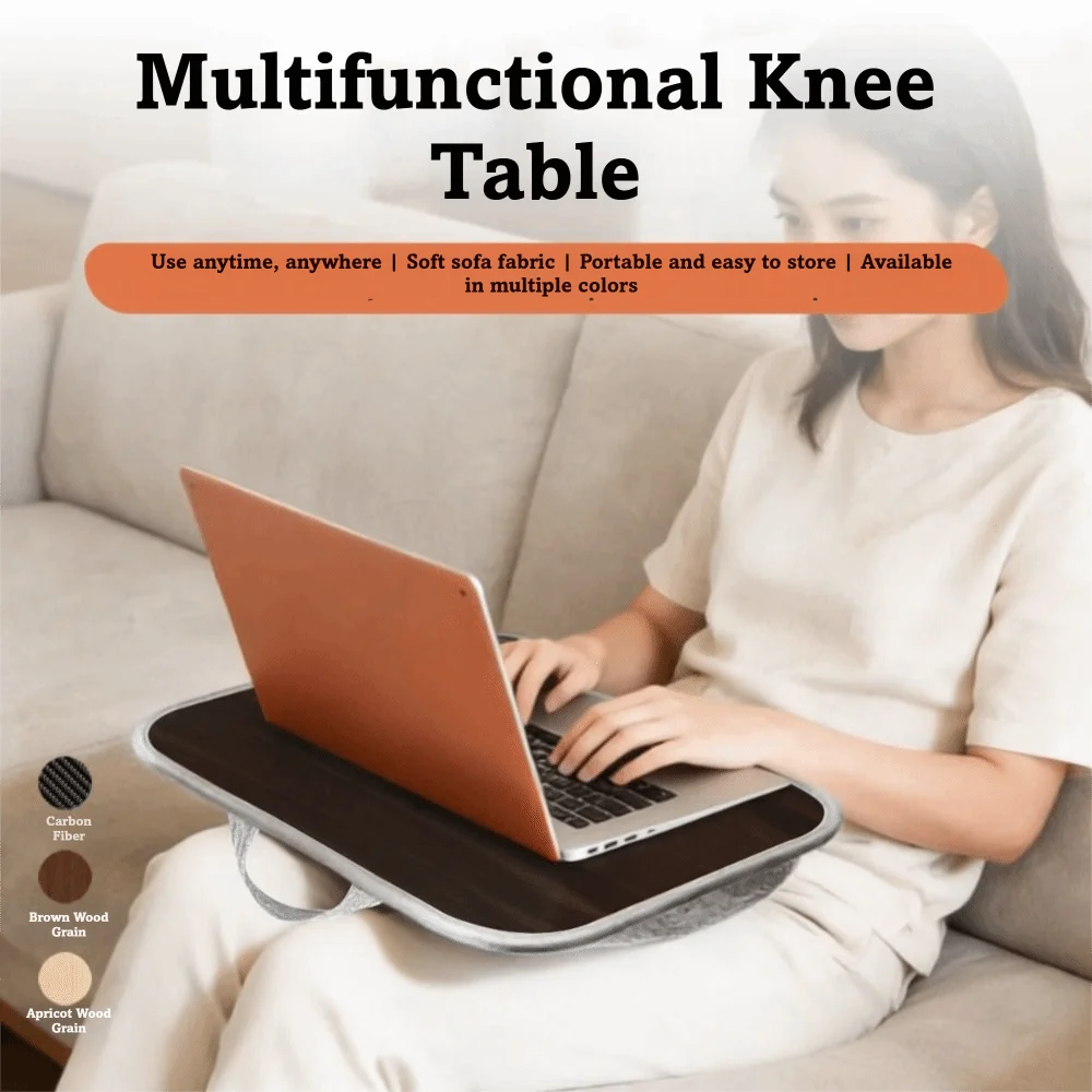 Soft Pillow Cushion Laptop Lap Desk Padded Tray Portable Design Writing Padded Tray Ergonomic Hard Mouse Pad Small Pillow Table