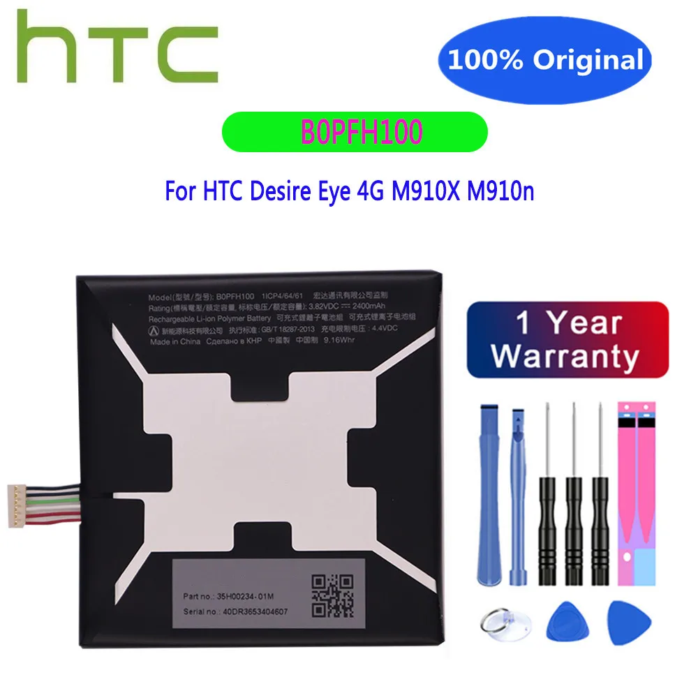 

New 100% Original Battery B0PFH100 for HTC desire eye M910X M910N 3500mAh Mobiel Phone Battery Bateria + Tracking Number