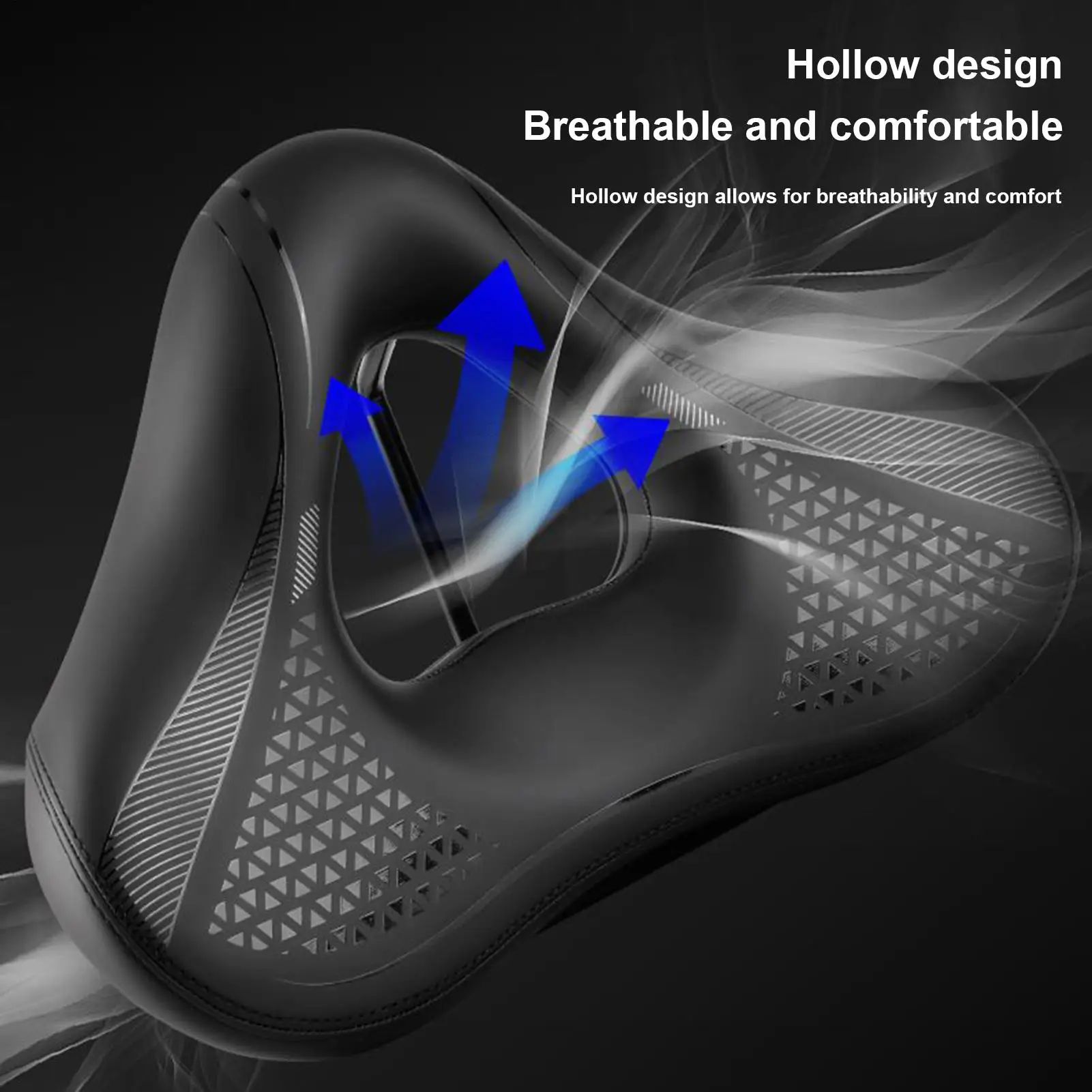 

Подушка для велосипедного сиденья, удобное нескользящее седло, полая подушка для велосипедного сиденья для поездок на работу, езды на дальние расстояния