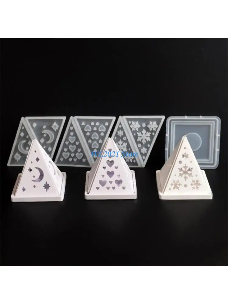 

G5GC 4pcs Versatile Silicone Mould for Making Plaster Resin and Craft Supplies