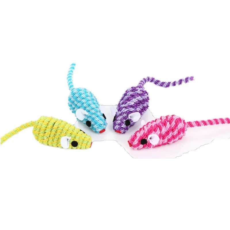 Cat Toys Interactive Fake Mouse Catnip Cat Training Toy Pet Playing Pet Squeaky Supplies Products for Kitten Kitty Pet Supplies