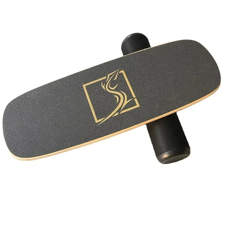 

Fitness Maple Balance Board Health Core Balance and Waist Training Wood Balance Board