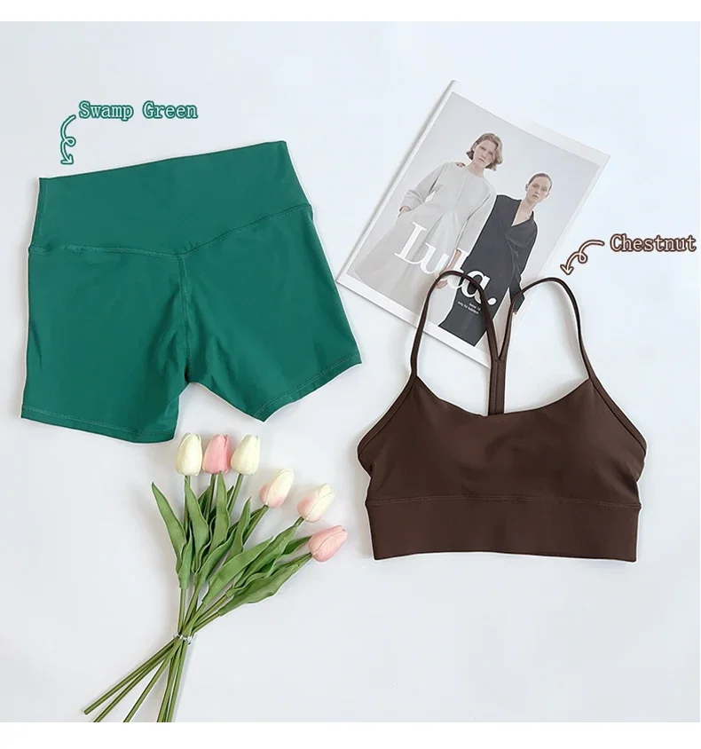 Nude-Feel Damen Sport-BH Sexy Y-Rücken Hochfester, stoßfester, atmungsaktiver Sporttop für Laufen, Training, Outdoor-Freizeitaktivitäten – Detail 10