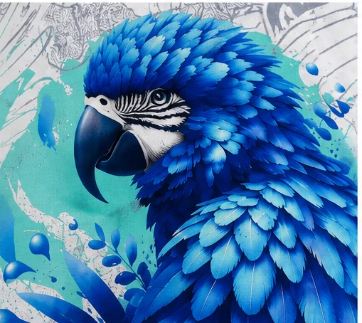 2026 Unisex Blue Macaw Parrot 3D Full Print T Shirt Tropical Animal Graphic Summer Casual Short Sleeve Tee Men Women Holiday Top