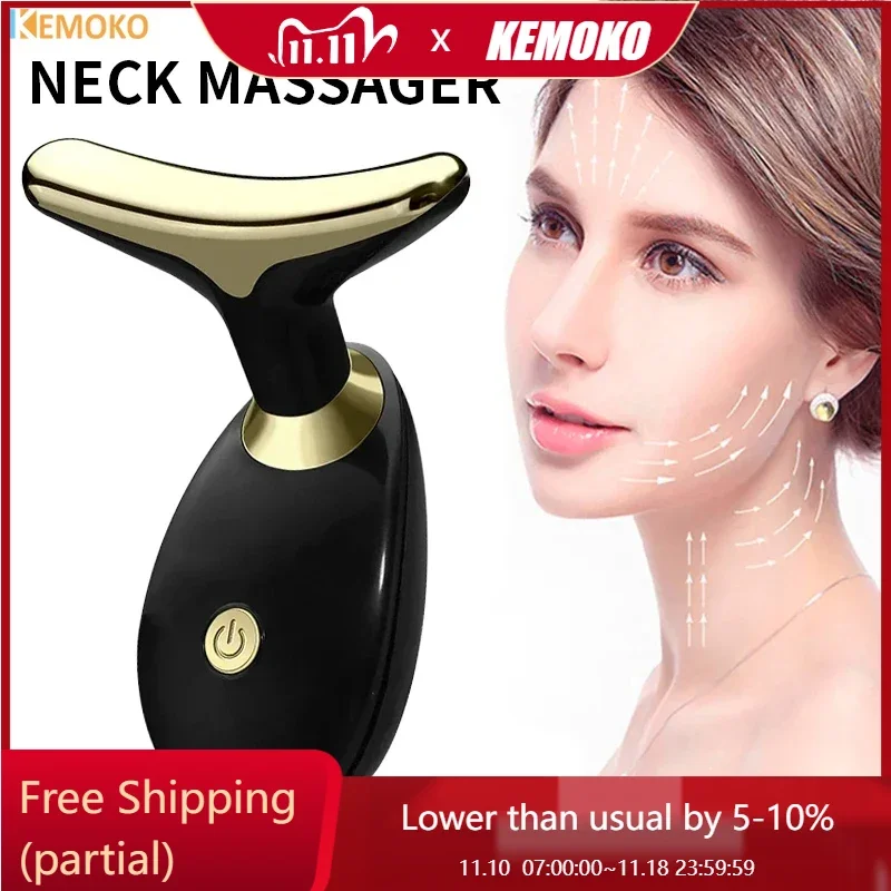 Masajeador de elevación de cuello Facial, dispositivo de belleza antiarrugas y antienvejecimiento para cara y cuello, moldeador de cara reafirmante, eliminador de papada