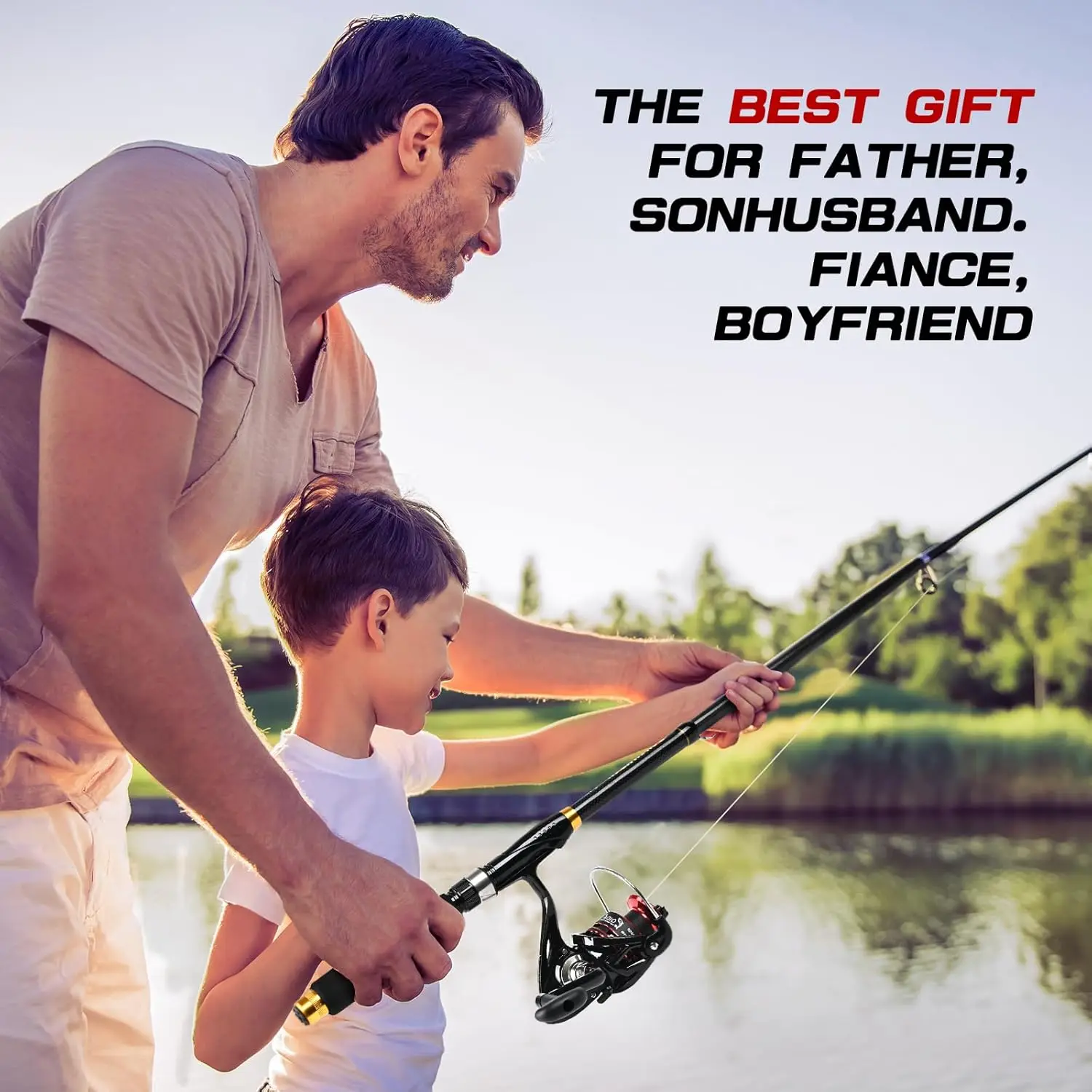 مجموعة صنارة صيد السمك من ألياف الكربون تلسكوبية بطول 6.89 قدم مع ملحقات، مجموعة محمولة للصيادين