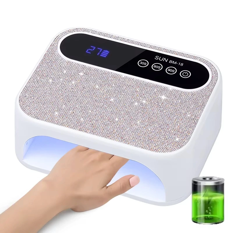 

Rechargeable UV LED Nail Lamp Professional Dryer Cordless Gel Polish Drying Lamp For Manicure With Built-in Battery Nail Art