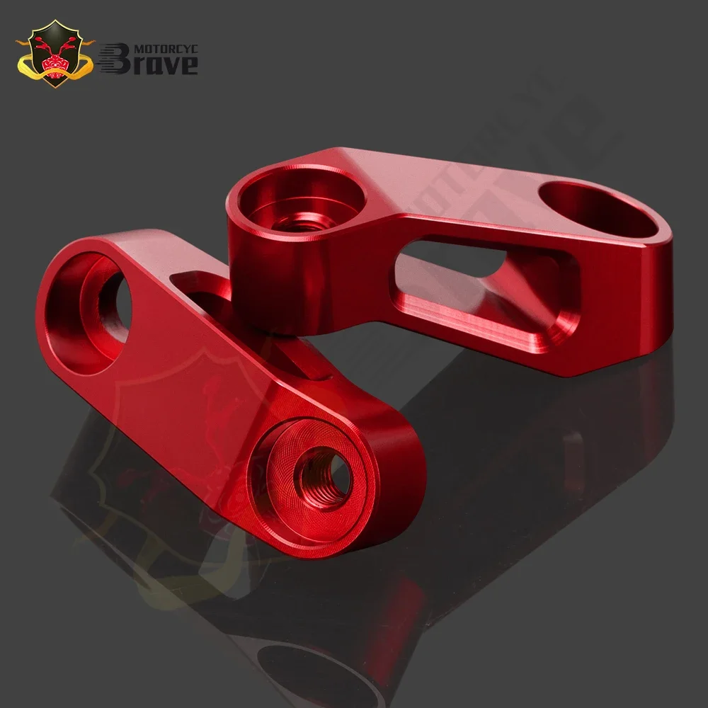 For BMW K1300GT K1300R K1300S K1300 GT R S K 1300 Motocycle CNC Aluminum Mirror Riser Extenders Spacers Extension Adapter