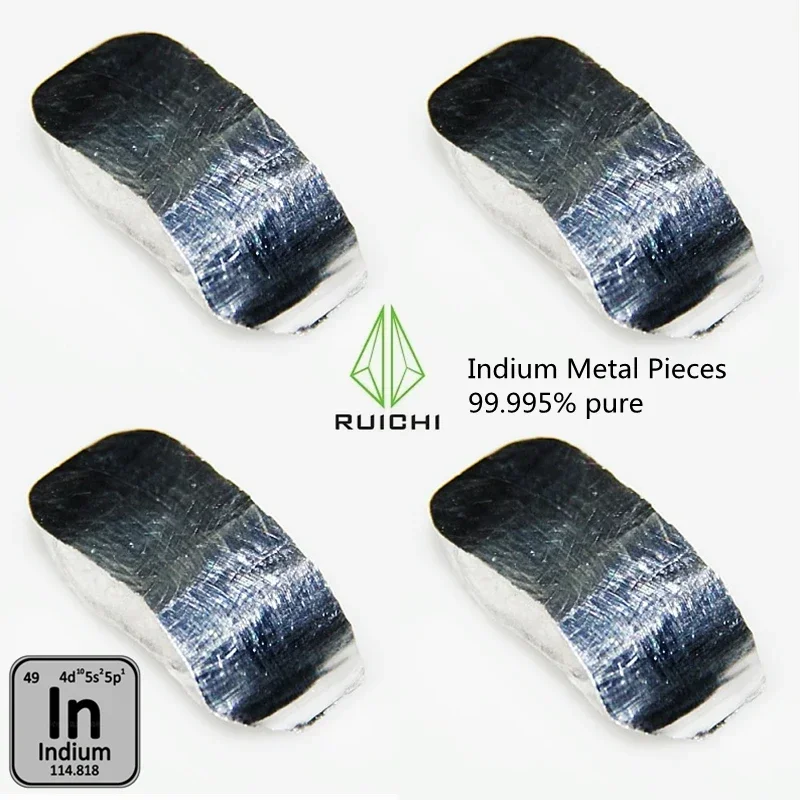 

Special 99,995% Purity 5g 10g 20g 50g 60g 100g 1000g Indium metal Element 49 Indium