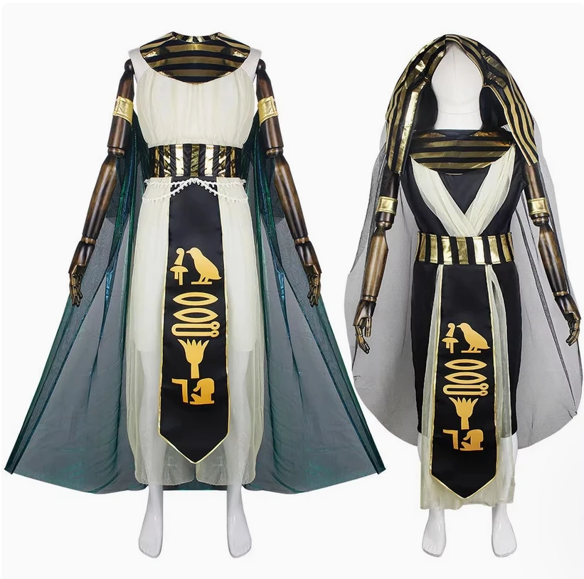 

Этнические сценические костюмы, костюмы для взрослых, костюмы для пар принцев, египетские костюмы для косплея