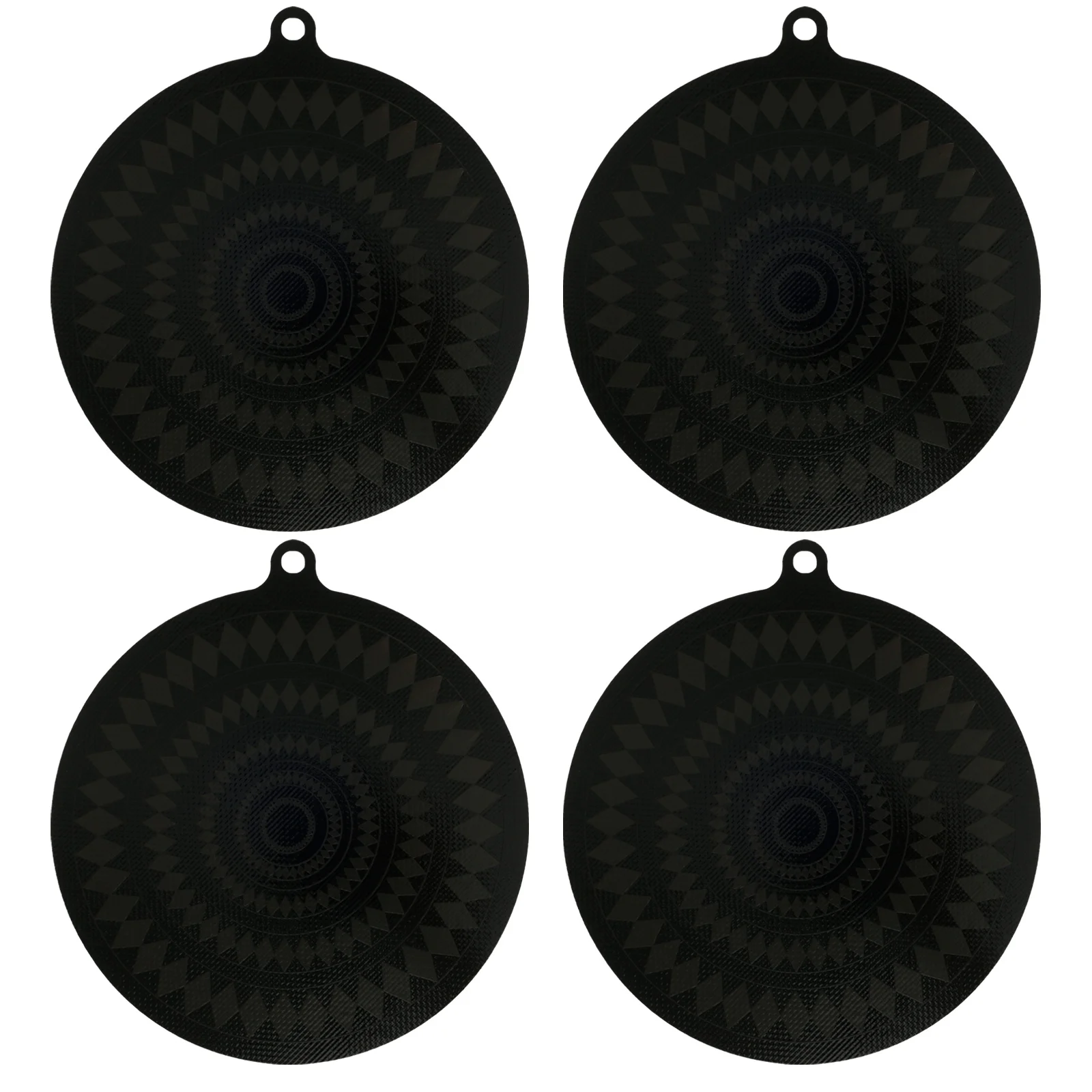 4PCS Induction Cooktop Mat Silicone Thermochromic Induction Cooktop Protective Cover Heat-resistant Cooktop Scratch Protector