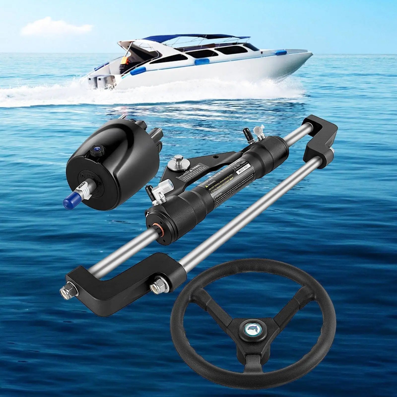 

Hydraulic Steering Kit 300HP, Hydraulic Boat Steering Kit Helm Pump, Hydraulic Boat Steering Kit Without Hydraulic Steering H