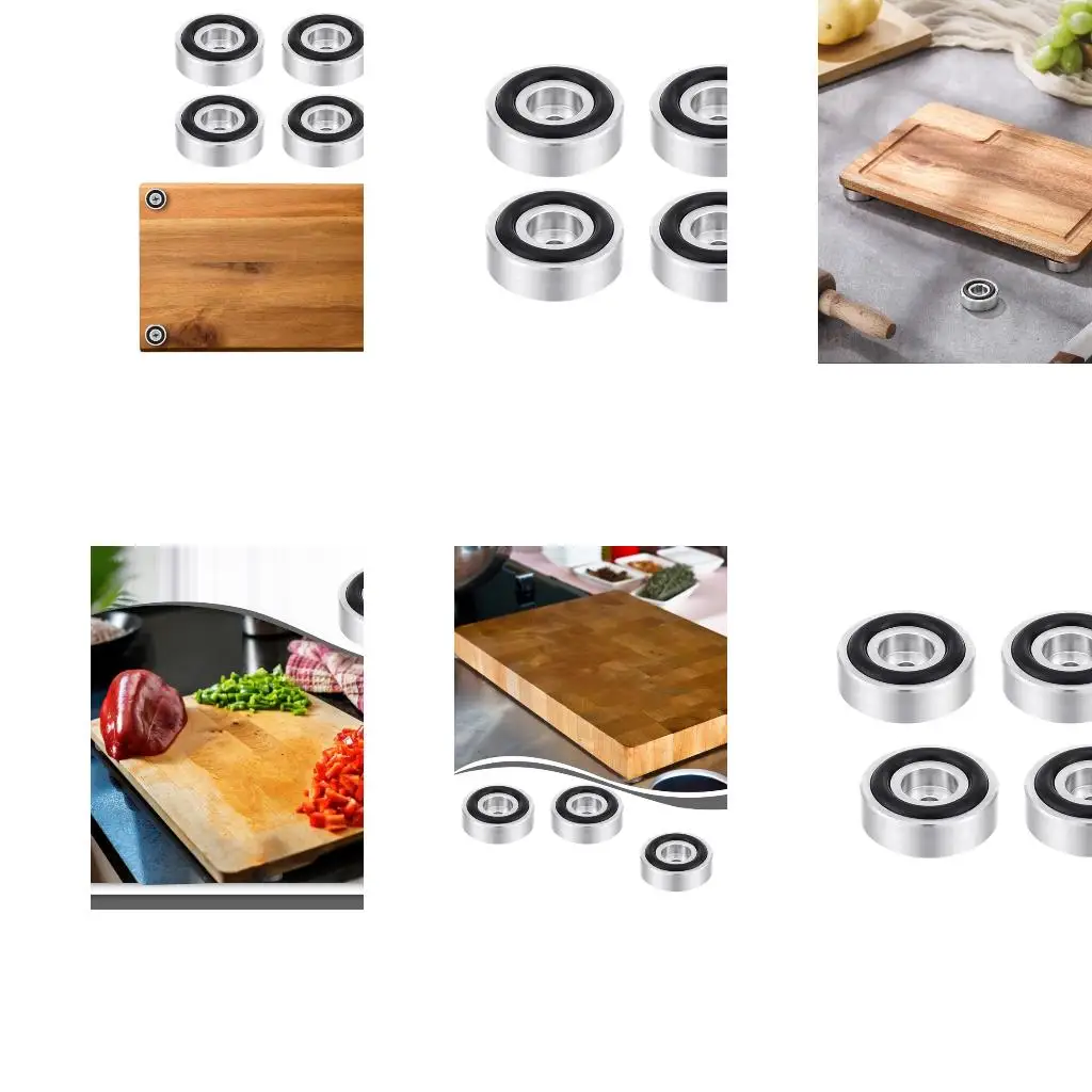  Antislip Shockproof Feet Stainless Steel Cutting Board Feet For Kitchen Island Workbenches And Wooden Surfaces