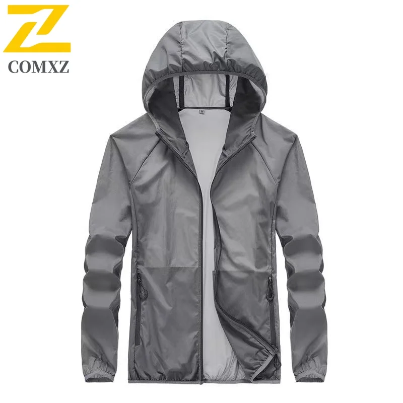 

Summer Sunscreen Jacket Men's New UPF50+ UV Ice Silk Breathable Fishing Coat Casual Cycling Camping Lightweight Skin Windbreaker