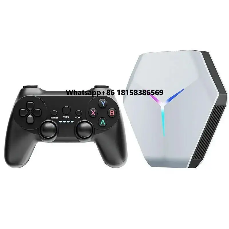 X10 4K Игровая консоль 128G 10000 Ретро-игр TV BOX 5G Двойная система 2,4G Беспроводной геймпад Поддержка FC Эмуляция PSP N64 PS1