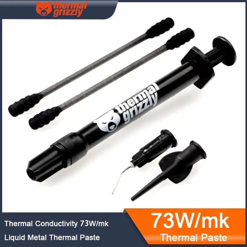 

Термопаста Thermal Grizzly PS5 Liquid Metal для ЦПУ, ГПУ, видеокарт, ноутбуков, для эффективного отвода тепла, PS5