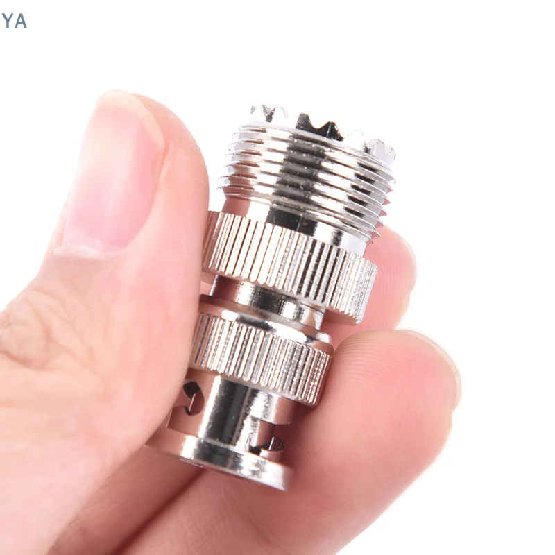 [YA]BNC Male Plug To SO239 UHF PL-259 Jack RF Female Coaxial Adapter Cable Connector