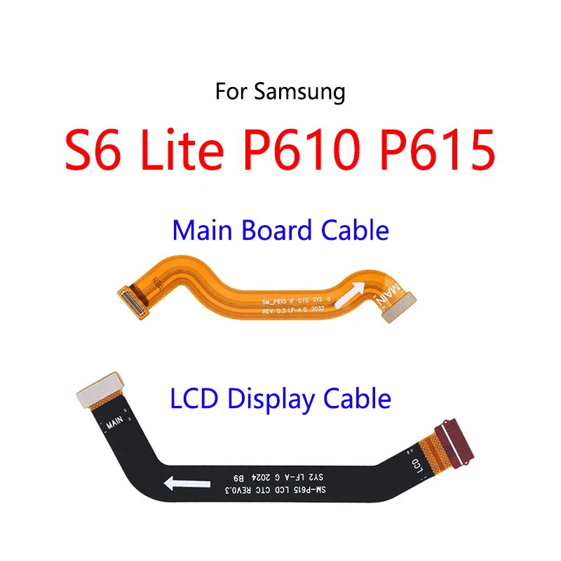 Wyświetlacz LCD Podłącz kabel płyty głównej Elastyczny kabel płyty głównej do Samsung Galaxy Tab S6 Lite 10,4 cala 2020 P610 P615