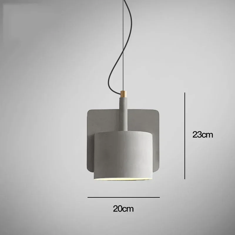 

Modern Industrial Lamp Restaurant Pendant Lights Retro Creative Personality Cement Light Fixtures Loft Pendant LED Hanging Lamp