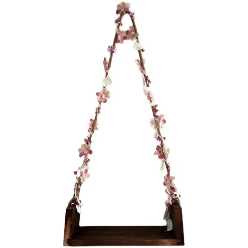 신생아 사진 소품 스윙 보드 스튜디오 사진 소품 아기 나무 보름달 어린이 사진 사진 액세서리