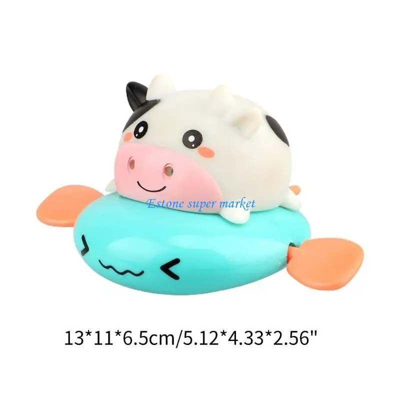 090B Outdoor Cow for Kids Water for Play Floating Mini Model Educational Bath To
