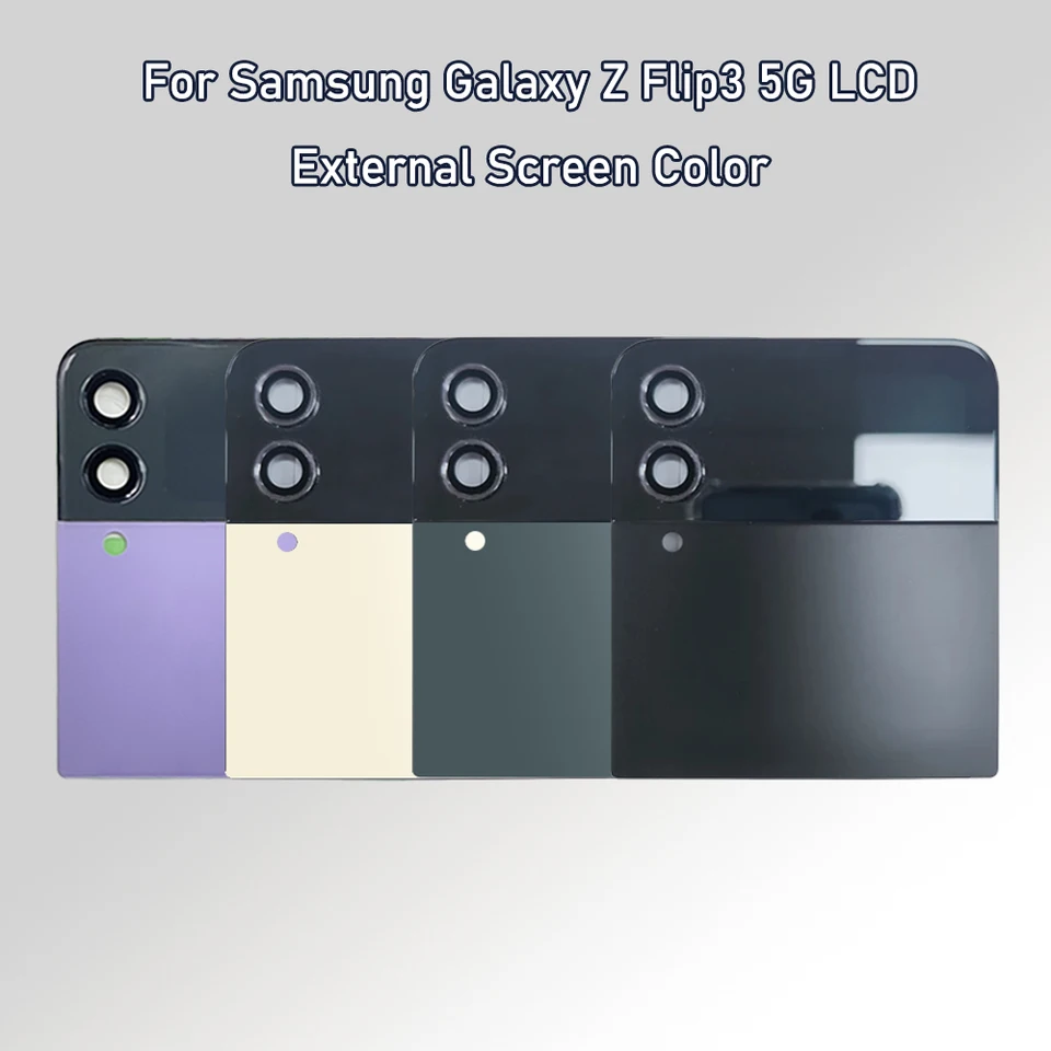 Pantalla externa AMOLED de 1.9" para Samsung Z Flip3 5G, LCD pequeño SM-F711 SM-F711B F711, pantalla táctil digitalizador reemplazo 4