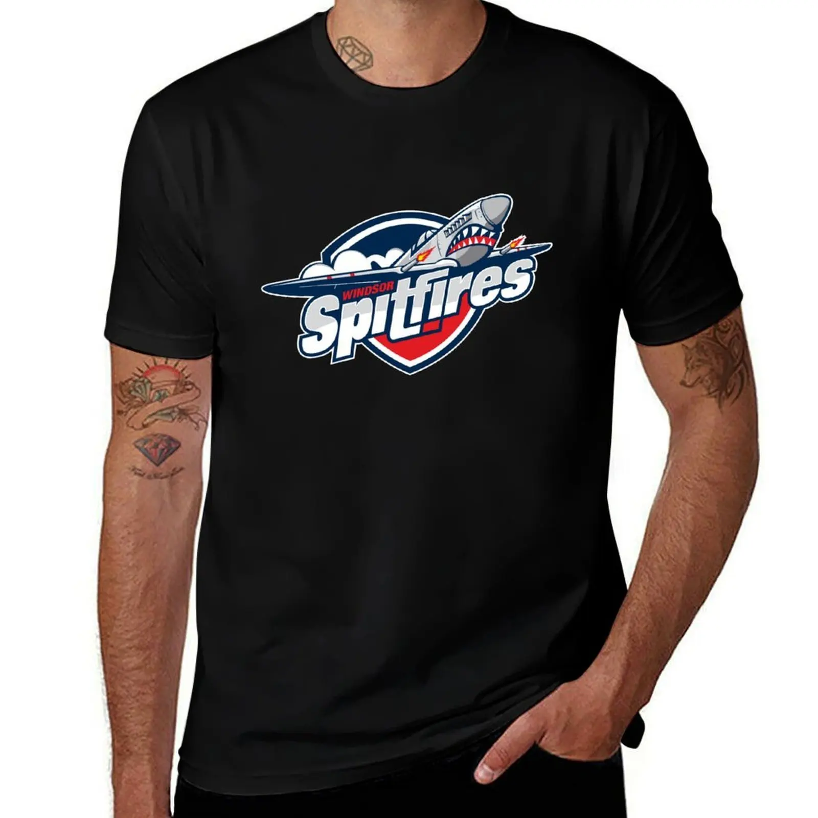 

Windsor Spitfires T-Shirt t shirts designer anime t shirts for man T-Shirt