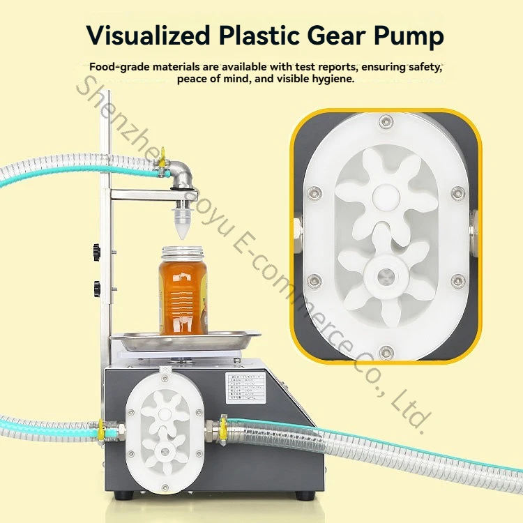 Honey Quantitative Filling Machine CNC Quantitative Dosing of Viscous Sesame Paste Lubricating Oil Canning  Automatic Dispensing
