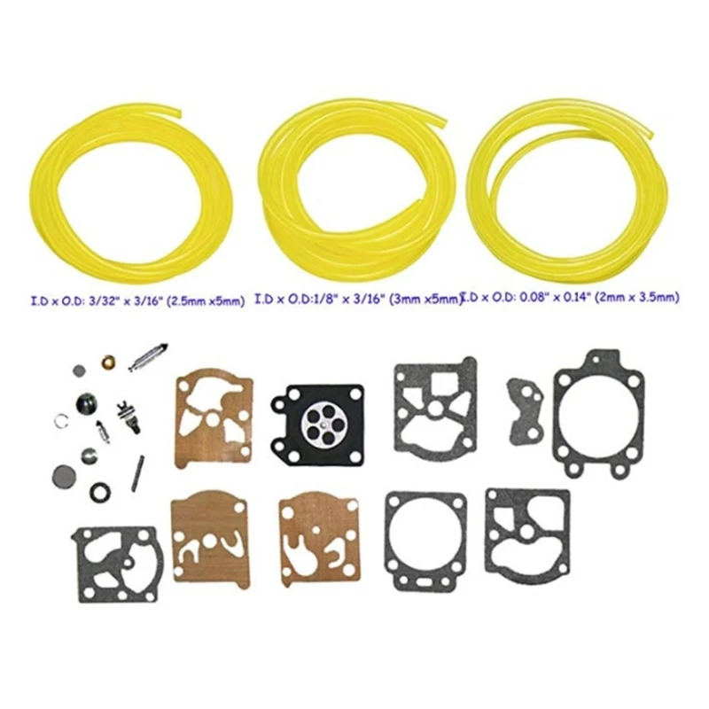 

Carburetor Carb Rebuild Kits Repair Bundle Gasket Needle Diaphragms Accessories for K20-WAT Chainsaw Engine Dropship