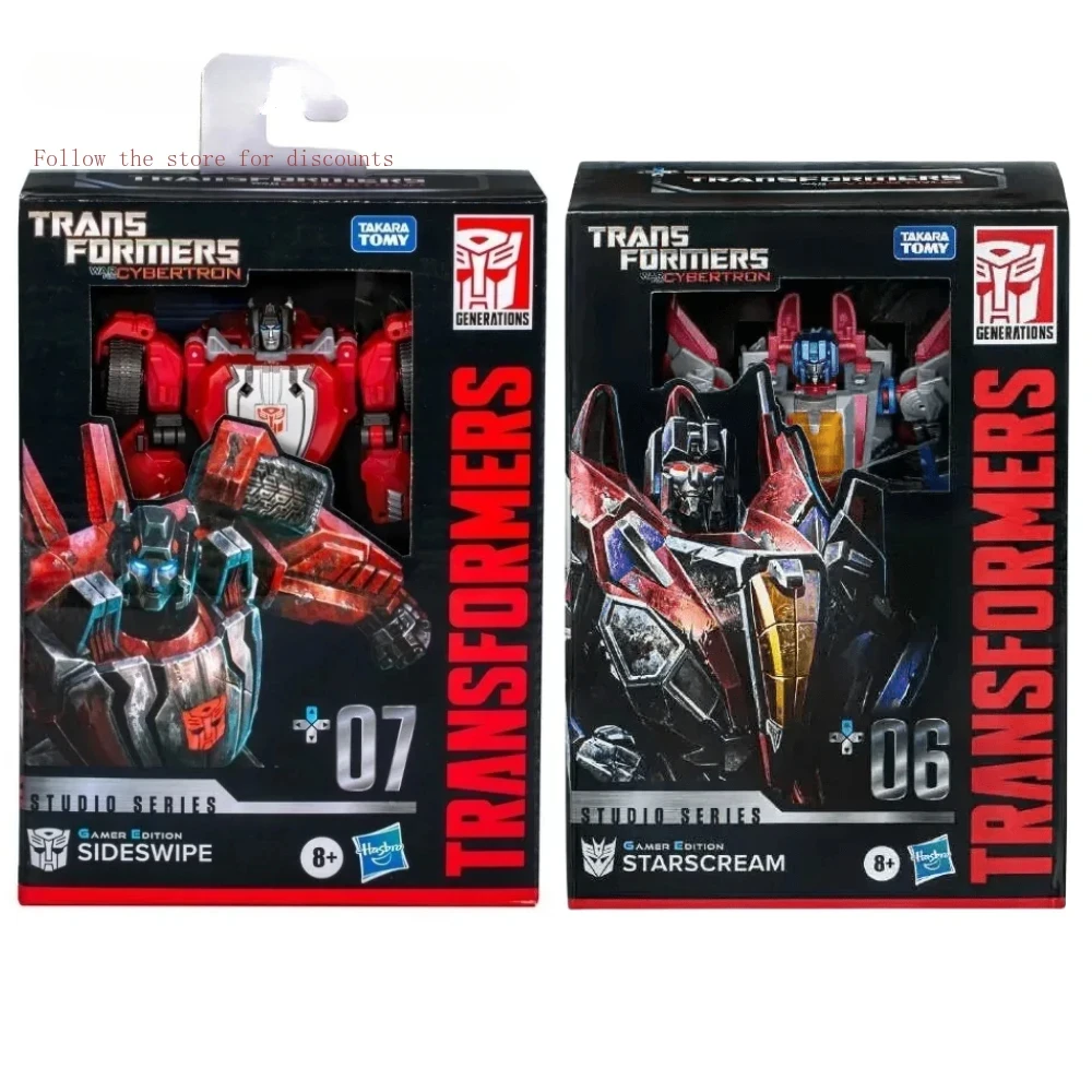 TAKARA TOMY Transformerende Speelgoed WFC SSGE06 Starscream SSGE07 Sideswipe Rollbar Barricade PVC Model Anime Beweegbare Poppen Speelgoed Gift