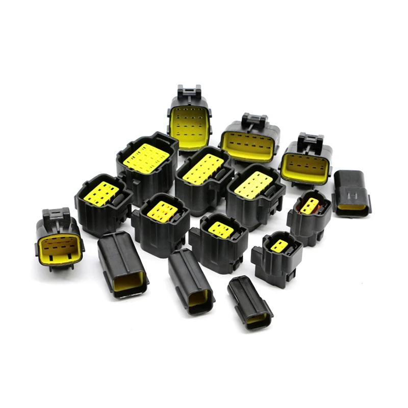 174262-2 Автомобильный водонепроницаемый разъем серии 1,8 6-контактный сенсорный штекер в оболочке с внутренней головкой