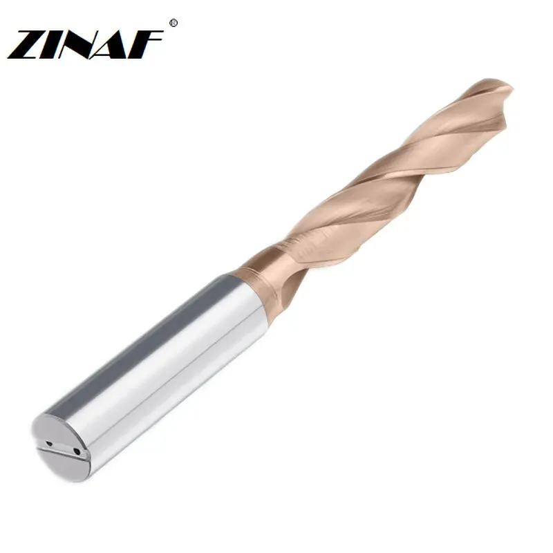 Carbide drill 3D 5D Internal cooling bit 3-16mm d6 d8 CNC High hard coating bit High efficiency wear-resistant cooling drill