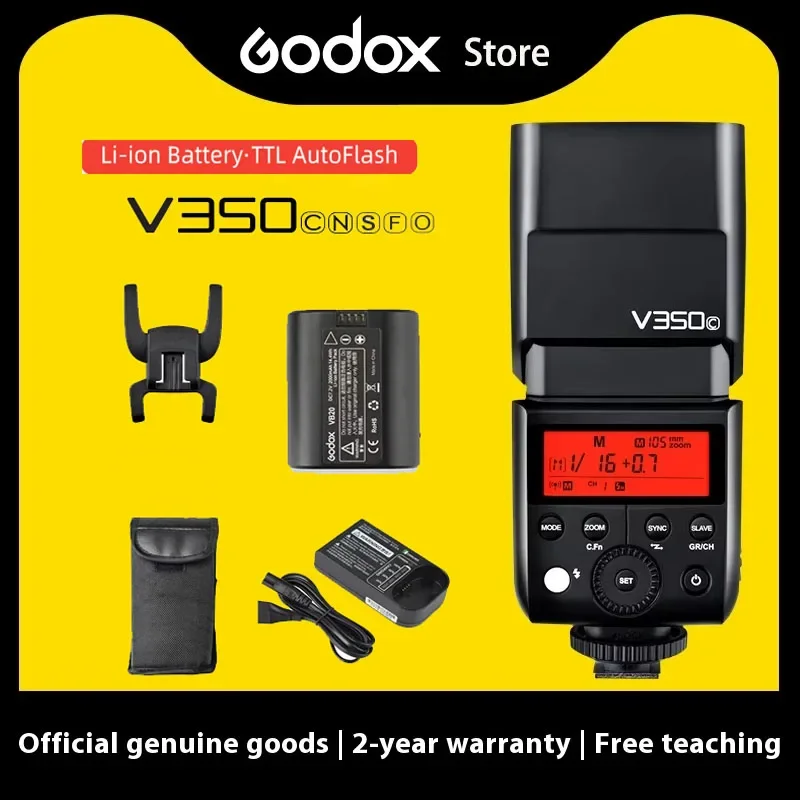 

Godox V350 Speedlite V350C V350N V350S TTL HSS Camera Flash Built-in Lithium Battery for Fujifilm Fuji Sony Nikon Canon Olympus