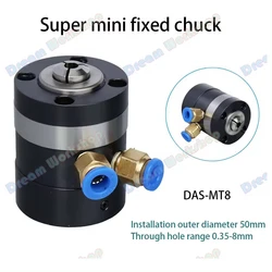 Mini Air Collet Chuck DSA-MT8 DAS-15SS JAC-T8 for Grinding Machine, Robot Feeding Material, Automatic Equipment, Clamping Tools