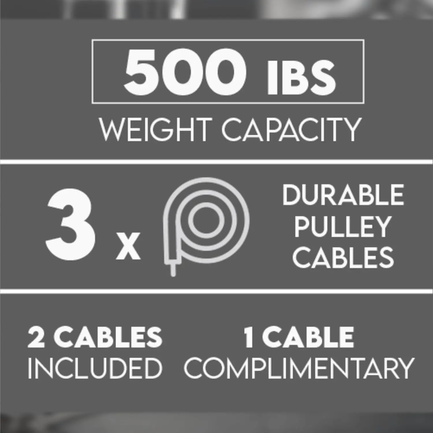 フィットネスジム、頑丈な金属製、シルバー、追加プーリーケーブ - Lat Pulldown Cable のレビューと価格