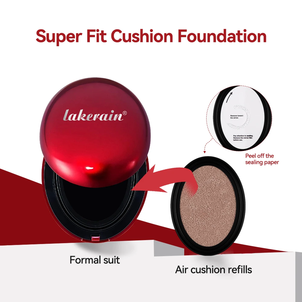 Cushion Refills Foundation Sunscreen Waterproof Long-lasting Brighten Foundation Cream Women Base Makeup Face Korea Cosmetics