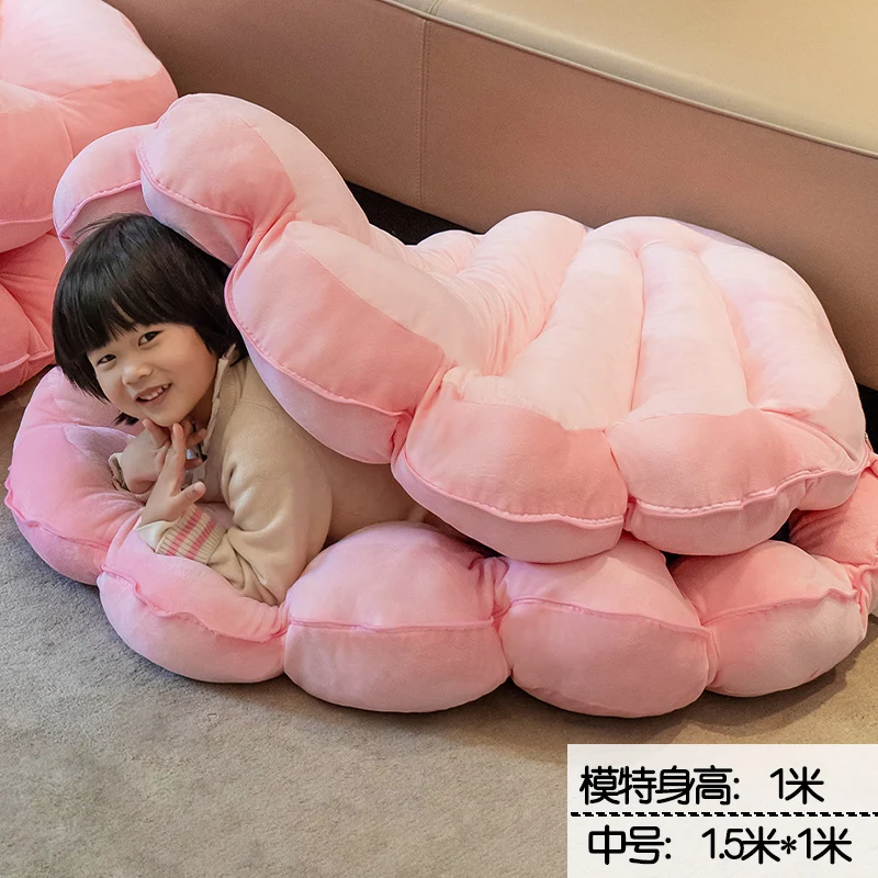 Giant Large Shell Pillow Sleeping Cushion Sofa Living Room Scallop Clamshell Bedside Cushion Bed Sleeping Bag Quilt