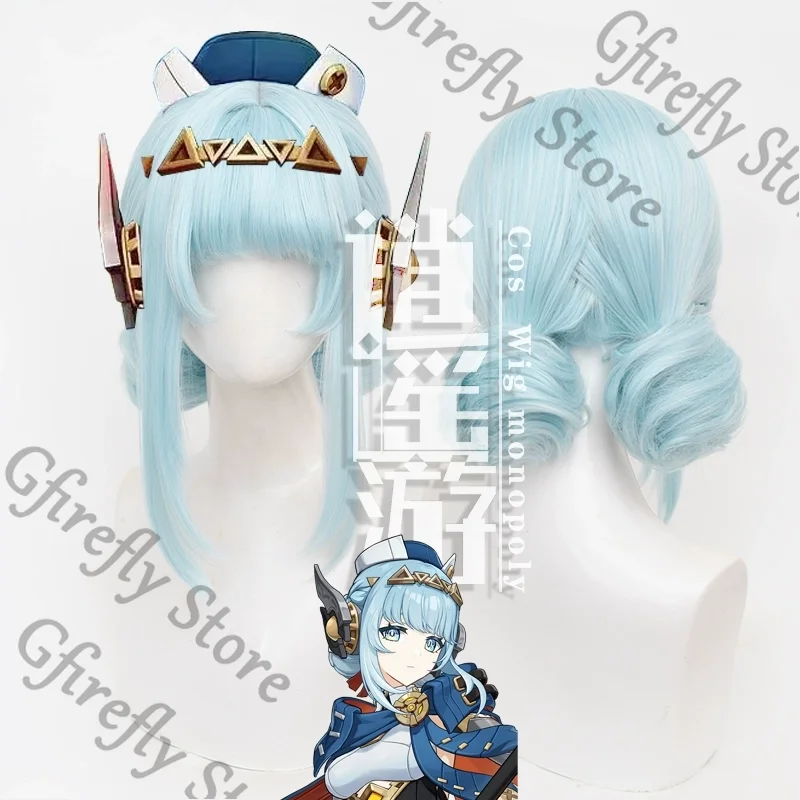 

Ineffa Holloween Cosplay Costumes Props Wig Genshin Impact Simulated Scalp Hairpiece High Quality Comic Exhibition Present
