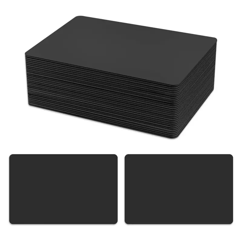 A92Z 215 Card 50PCS Ntag215 Cards Electronic Access Control PVC Tags Black 504 Bytes Memory