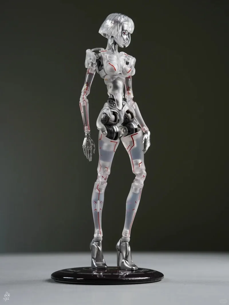 In Stock 1/12scale Bone Shell Workshop Ai Agent Maid Type C1 Transparent Color Articulated Figure Collection Decoration Model